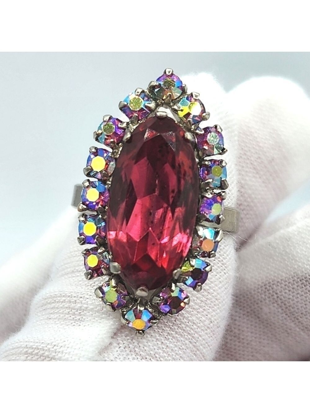 Pink Crystal Ring #2350